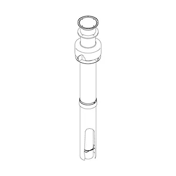 Fumisteria fot-hx080-009 kit scaico coassiale verticale con camino bianco codice prod: FOT-HX080-009 product photo Default L2