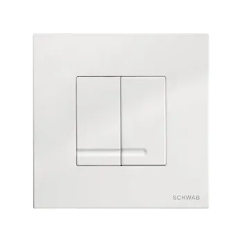 Placca Arte duo bianco + Cassetta wc sospeso duplo 380 premium codice prod: 4060415601 4060452506 product photo Foto1 L2