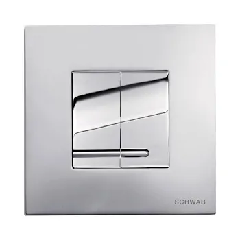 Placca Arte duo Metall cromo lucido/opaco + Cassetta wc sospeso duplo 380 premium codice prod: 4060414060  4060452506 product photo Foto1 L2