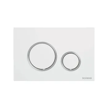 Placca Vela bianco con anello cromo lucido + Modulo autoportante per wc sospeso duplo 199 codice prod: P47-0201-0250 T02-2116-0250 product photo Foto1 L2