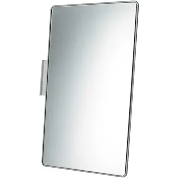 Prop specchio rettangolare con innesto grigio opaco codice prod: EVBASRBG product photo Default L2