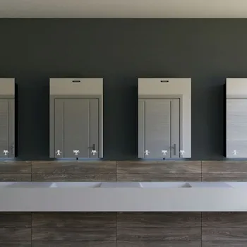 Specchiera multifunzione 60x80 con tre servizi: aria,acqua premix,sapone codice prod: SA06080A1B2C1 product photo Foto2 L2