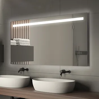 Edgar specchio 140x70 sabbiata con striscia led codice prod: 000032560000000 product photo Foto2 L2