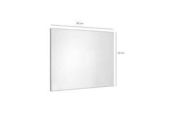 Henri specchio reversibile 80X60 cm con cornice in pvc codice prod:  000031513800000 GEDY