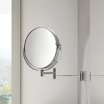 Michel specchio ingranditore 2x da parete cromato codice prod: 000021041300000 product photo Foto2 L2