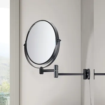 Michel specchio ingranditore 3x da parete nero codice prod: 000021041400000 product photo Foto2 L2