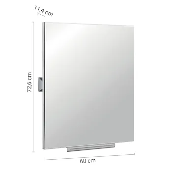 PRIMA CLASSE 6008 specchio basculante cromato lucido codice prod: 000060081300000 product photo Foto1 L2