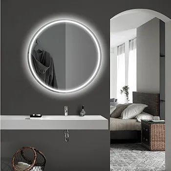 Salvador specchio filo lucido 90 con led codice prod: 000030550000000 product photo Foto1 L2