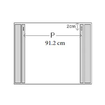 Comfort Line led specchio 60x105 led laterale codice prod: LC0318 product photo Foto2 L2