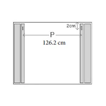 Comfort Line led specchio 60x140 led laterale codice prod: LC0324 product photo Foto2 L2