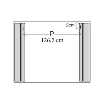 Comfort Line led specchio 70x140 led laterale codice prod: LC0325 product photo Foto2 L2