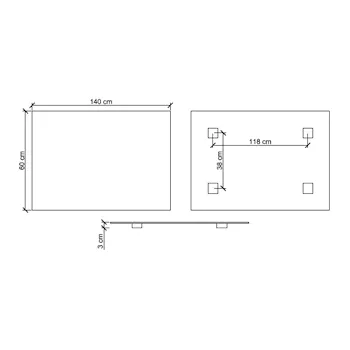 Filo lucido specchio 140x60 codice prod: 45524 product photo Foto1 L2