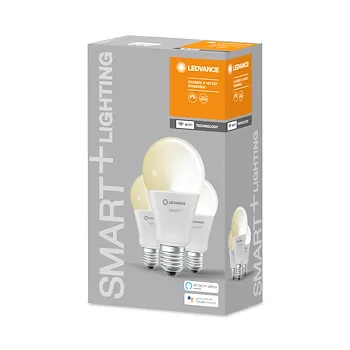 Set 3 lampadine Smart+ Wifi Classic A 100 dim ww e27 codice prod: SMT485839WF3 product photo Foto4 L2