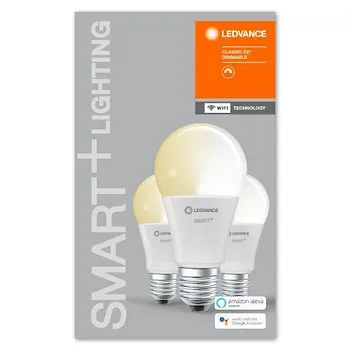 Set 3 lampadine Smart+ Wifi Classic A 75 dim ww e27 h codice prod: SMT485778WF3 product photo Default L2