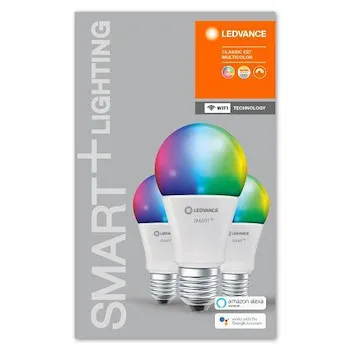 Set 3 lampadine Smart+ Wifi Classic A 75 rgbw e27 codice prod: SMT485815WF3 product photo Default L2