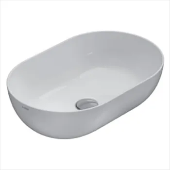 T-edge lavabo appoggio 54x37 senza fissaggi bianco opaco codice prod: B6O54BO product photo Default L2