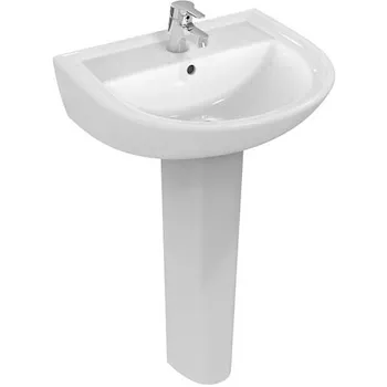Quarzo lavabo 1 foro 55x46 - colonna NON INCLUSA codice prod: E882101 product photo Default L2