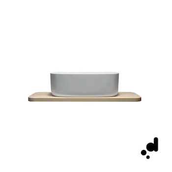 Bounce Counter lavabo in poliuretano con mensola da appoggio 35,7x5,9 bianco lucido codice prod: EVLACOU product photo Foto4 L2