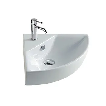 M2 lavabo angolo 1 foro 45x45 sospeso bianco codice prod: 5202 product photo Default L2