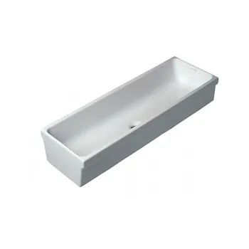 Elleboro lavabo da appoggio 20x45 a canale in ceramica bianco lucido codice prod: 500.899.00.1 product photo Default L2