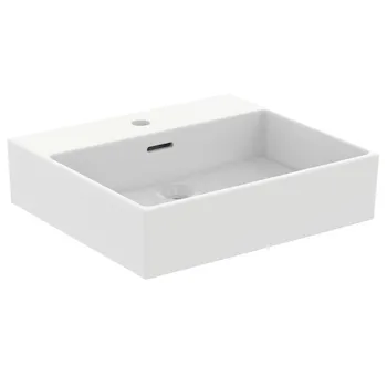 Extra lavabo da appoggio con foro troppopieno 50X45 bianco codice prod: T372601 product photo Default L2