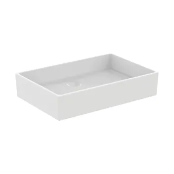 Extra lavabo senza foro e troppo pieno 60X40 bianco da appoggio codice prod: T374001 product photo Default L2