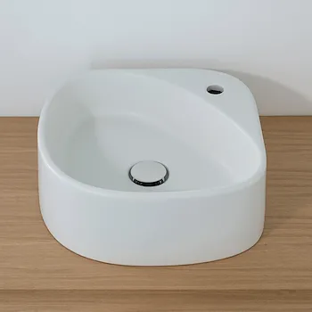 Elletre lavabo in ceramica da appoggio con foro bianco opaco codice prod: L3LCER.F product photo Foto2 L2