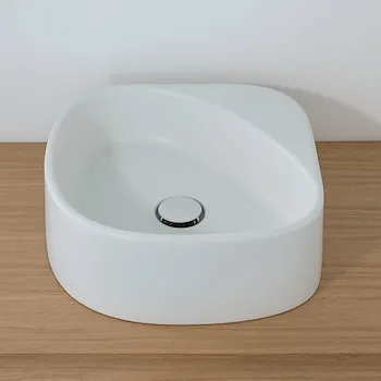 Elletre lavabo in ceramica da appoggio senza foro bianco opaco codice prod: L3LCER product photo Foto2 L2