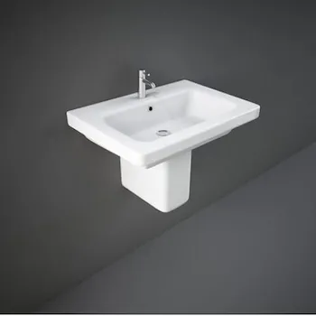 Resort lavabo a colonna 65x46 bianco codice prod: REWB00003 product photo Default L2