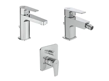 Kit rubinetti monoleva Cerafine D lavabo - bidet - doccia codice prod: BC686AA+BC691AA+A7189AA product photo Default L2