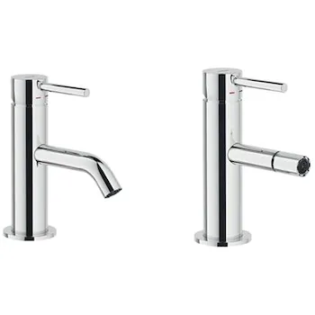 Kit rubinetto monocomando Acquerelli lavabo - bidet codice prod: AQ93118/1CR AQ93119/1CR product photo Default L2