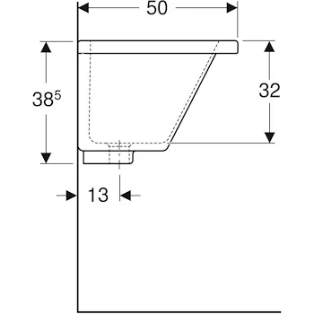 Iseo lavatoio 60 bianco lucido codice prod: 500.886.00.1 product photo Foto5 L2