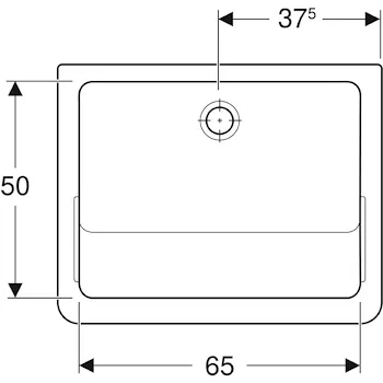 Iseo lavatoio 75x60 bianco ludico codice prod: 500.909.00.1 product photo Foto5 L2
