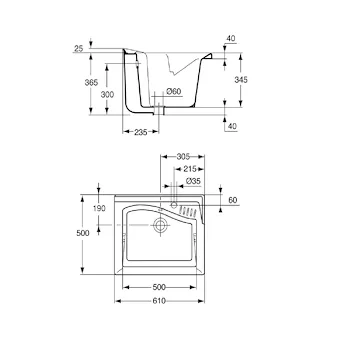 Lago mobile sottolavatoio a incasso 60x51 bianco codice prod: T472901 product photo Foto1 L2