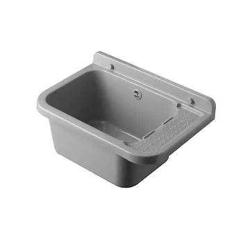 Pilozzi lavatoio a muro 50x34 in resina grigio codice prod: 2051G/SCAT product photo Default L2