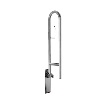 SNUG maniglia ribaltabile 80 cm cromato con porta rotolo codice prod: 000056581300000 product photo Foto1 L2