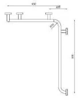 Dsv11157 export corrimano angolo montante sx codice prod: DSV11157 product photo Foto2 L2