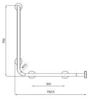 Dsv11157 export corrimano angolo montante sx codice prod: DSV11157 product photo Foto3 L2