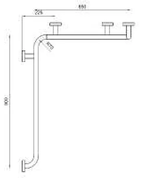 Dsv11158 export corrimano angolo montante dx codice prod: DSV11158 product photo Foto2 L2