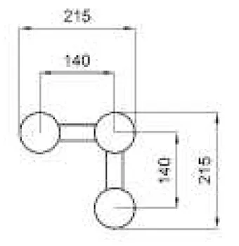 Dsv11162 export barra sostegno 65cm dx c/rinforzo codice prod: DSV11162 product photo Foto1 L2