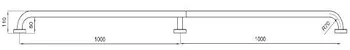 Maniglione serie Export 200 cm con rinforzo centrale codice prod: DSV13356 product photo Foto4 L2