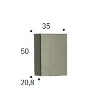 Pensile caravaggio 1 anta dx l 35 p20,8 h 50 codice prod: DSV15381 product photo Foto1 L2