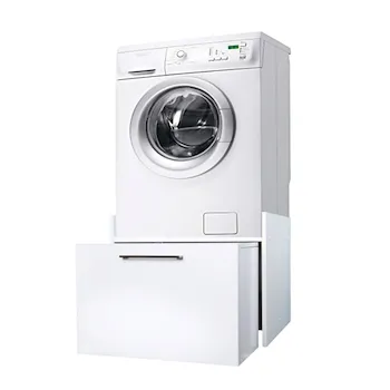 Mobile alza lavatrice con cassettone portabiancheria estraibile e kit per lavatrice antivibrazione codice prod: 5018D product photo Default L2