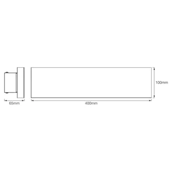 Pannello smart+ wifi Planon frameless rectangular tw 40x10 codice prod: LUM484634WF product photo Foto3 L2