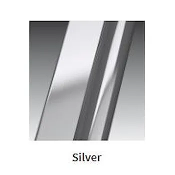 Rose Rosse parete fissa per composizione 78x81 profilo cromato e vetro trasparente codice prod: ROSEF78-1B product photo Foto2 L2