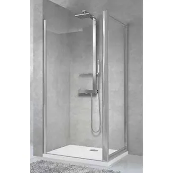 Star 2.0 parete doccia fisso laterale 72x78 profilo cromato e vetro trasparente codice prod: STA2F72-1B product photo Default L2