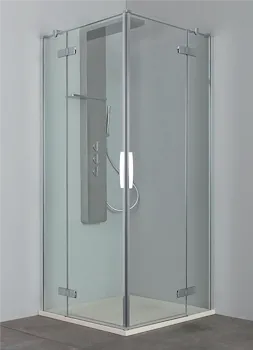 Porta pivot c/fisso in linea hall eight 120 dx angolo argento lucido codice prod: DSV17612 product photo Foto2 L2