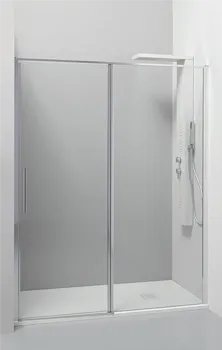 Porta pivot c/fisso in linea hall six 100 nicchia argento lucido reversibile codice prod: DSV17542 product photo Foto2 L2