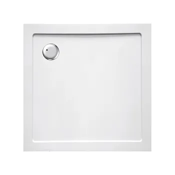 Solilux piatto doccia 90x90 bianco lucido con piletta in acrilico codice prod: BPR02 product photo Default L2