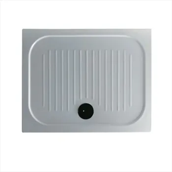 H6 flat piatto doccia ceramica 140x80 h6 antiscivolo bianco codice prod: 1025 product photo Default L2